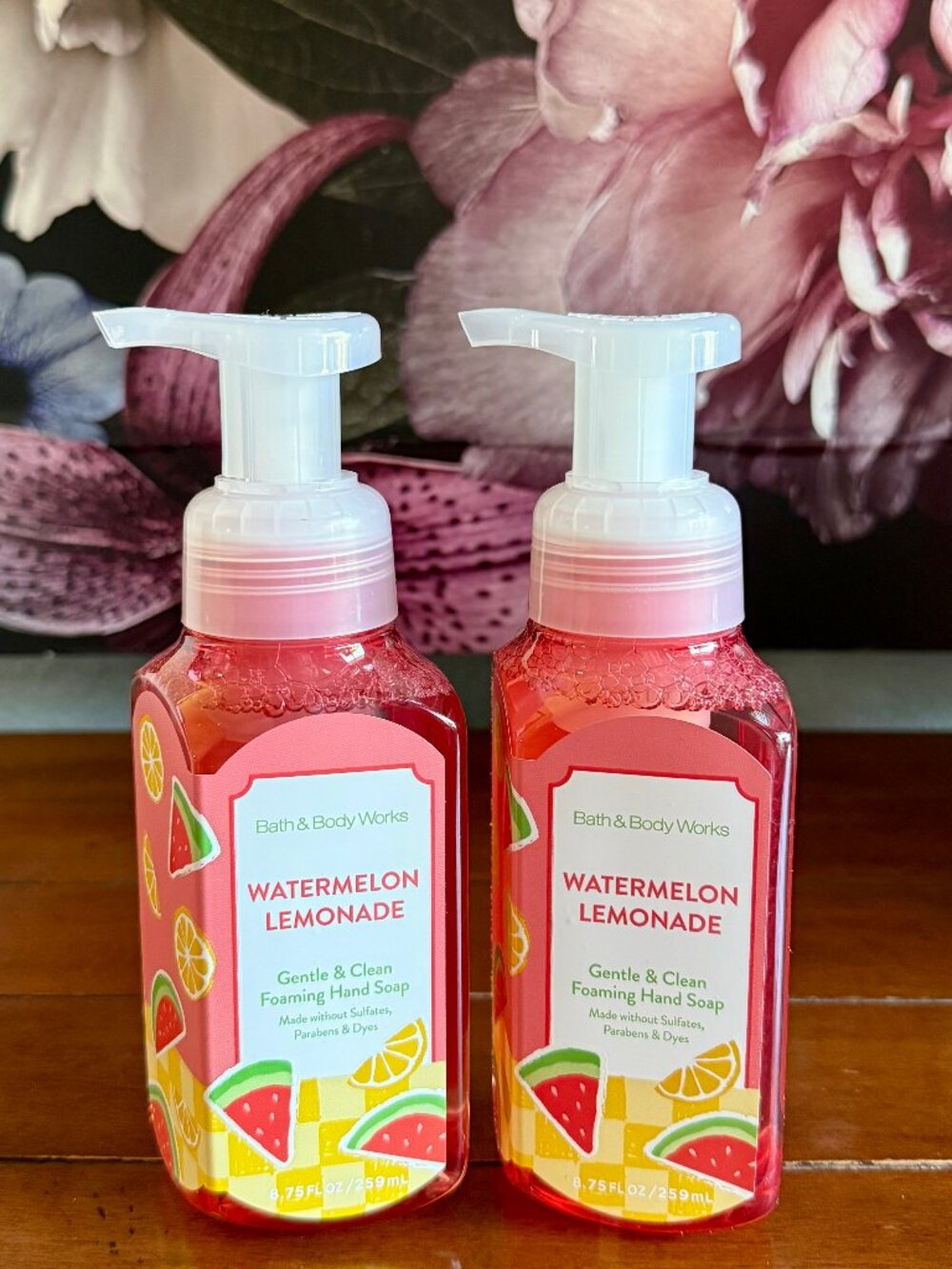 NEW 2-Pc WATERMELON LEMONADE Foaming Hand Soap Bath & Body Works